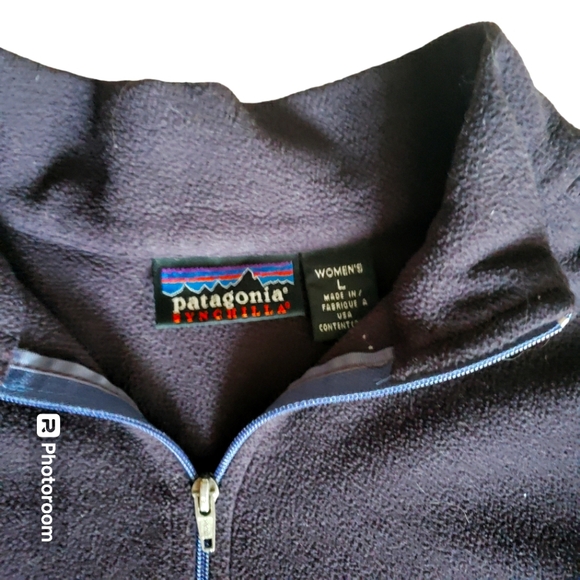 Patagonia  Quarter Zip Lightweight Pullover Sweater Size L GUC - Picture 3 of 4